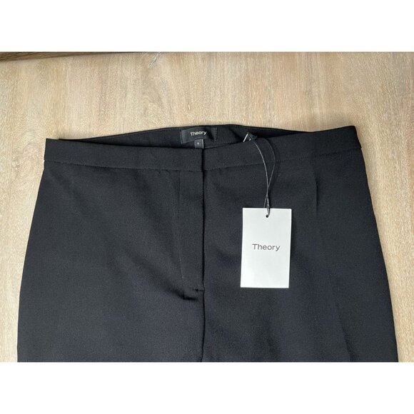 Theory NWT Classic Skinny Pant in Performance Tech Black Size 6 - Picture 4 of 9